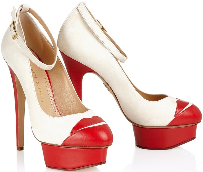 Charlotte Olympia Red Kiss Me Dolores