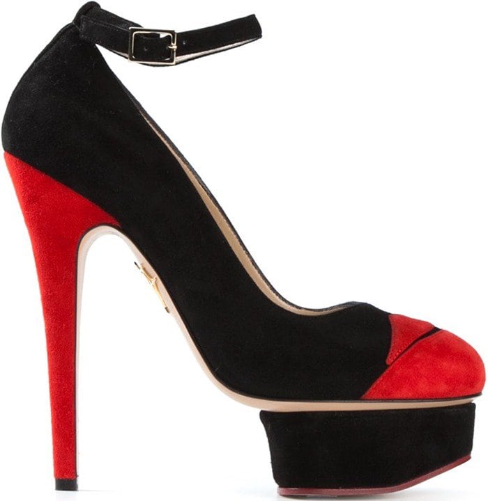 Charlotte Olympia Red 'kiss Me Dolores' Pumps