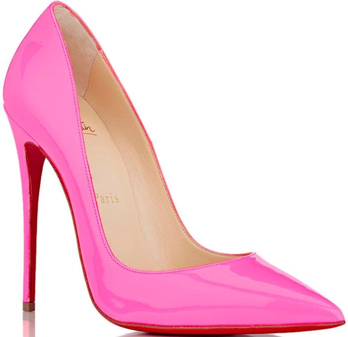 Christian Louboutin So Kate Stiletto Heel Pumps Pink Patent