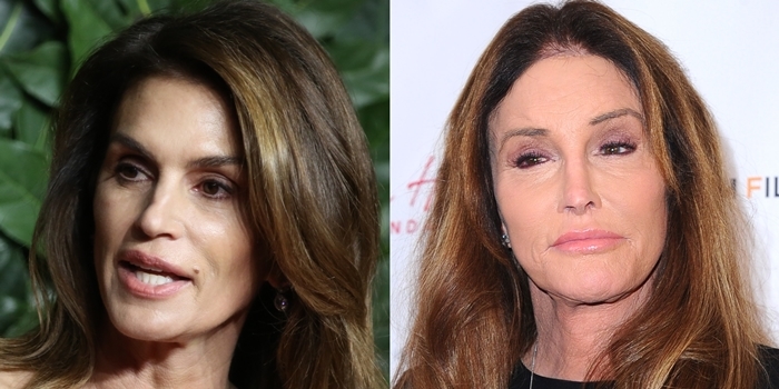 Cindy Crawford is not related to Caitlyn Marie Jenner (born William Bruce Jenner)