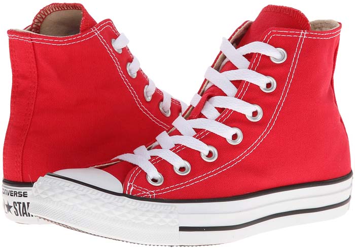 Red Converse Chuck Taylor All-Star High Cut Sneakers