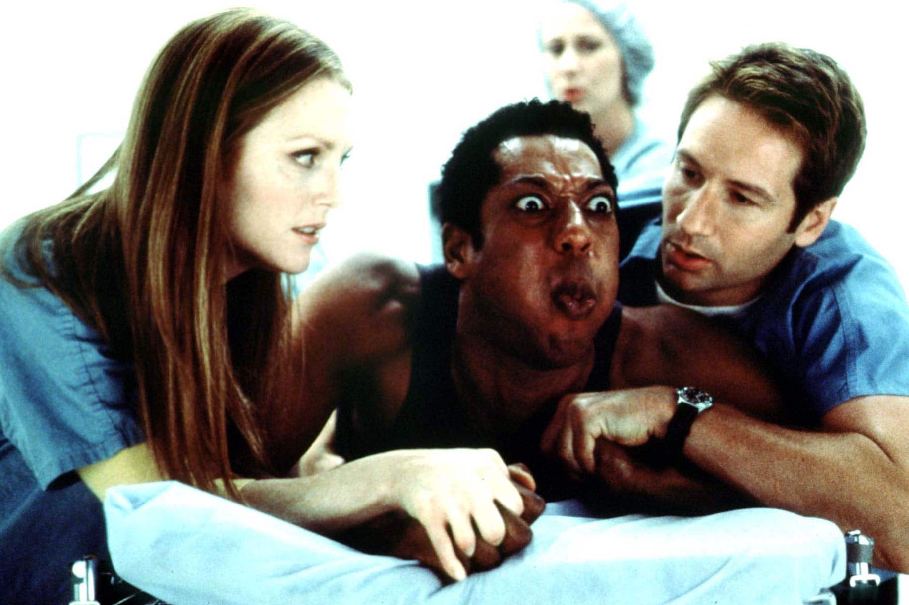 David Duchovny, Julianne Moore, and Orlando Jones filmed Evolution in California and Page, Arizona