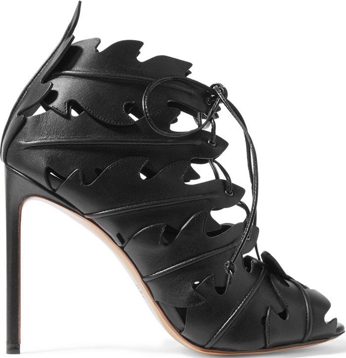 FRANCESCO RUSSO Lace-up leather sandal