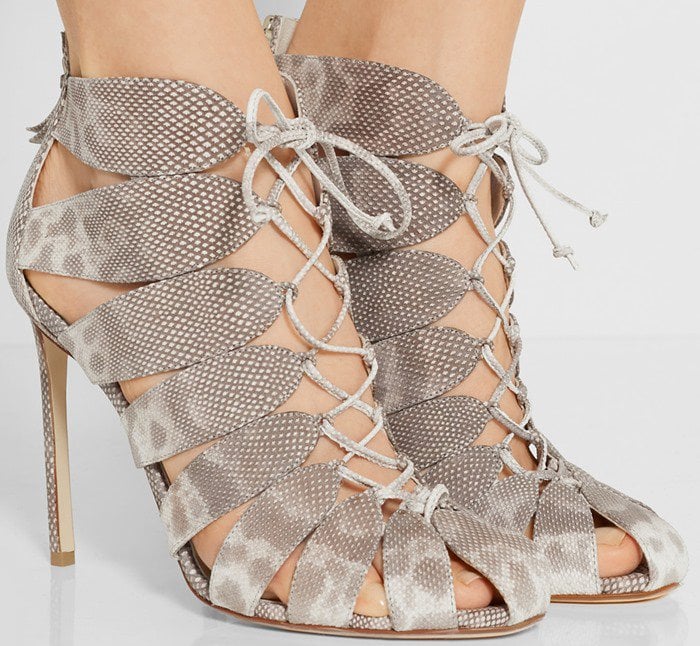 Francesco Russo Lace-up karung sandal