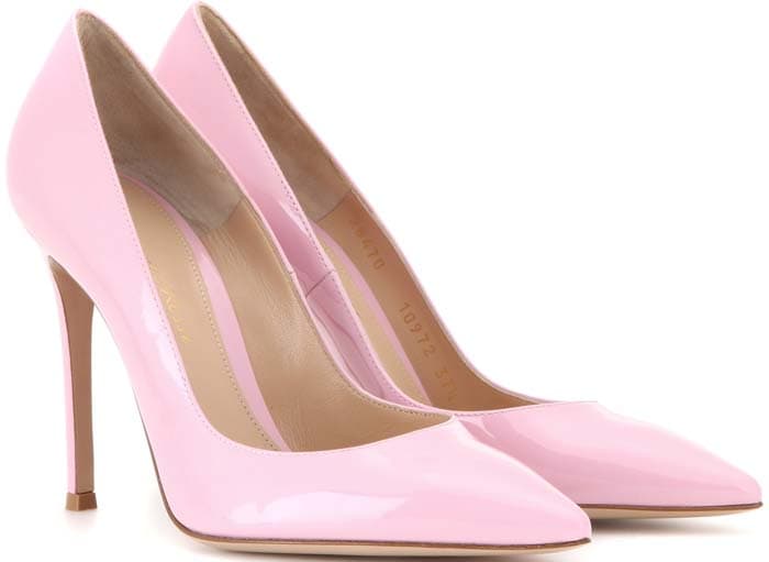 Gianvito Rossi Patent Pumps Pink