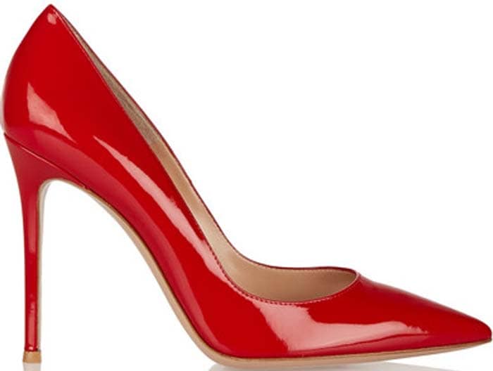 Gianvito Rossi Patent Pumps Red