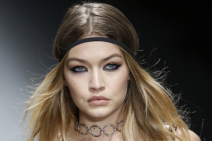 Gigi Hadid Suffers Nip Slip at Versace Runway: ohnotheydidnt