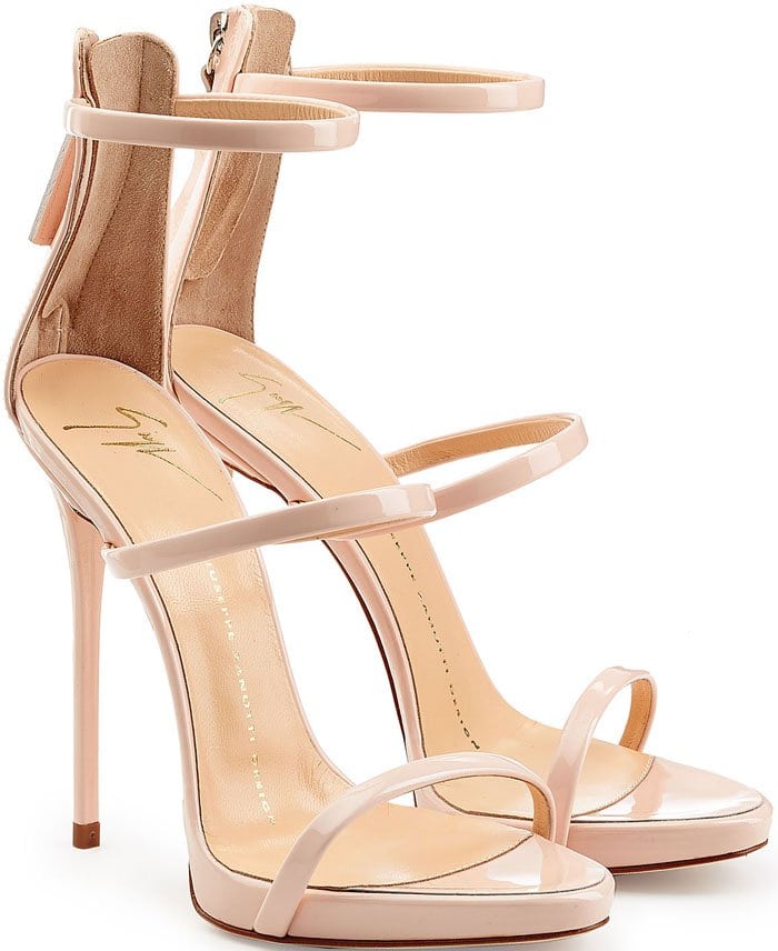 Giuseppe Zanotti 'Coline' Strappy Sandals in Patent