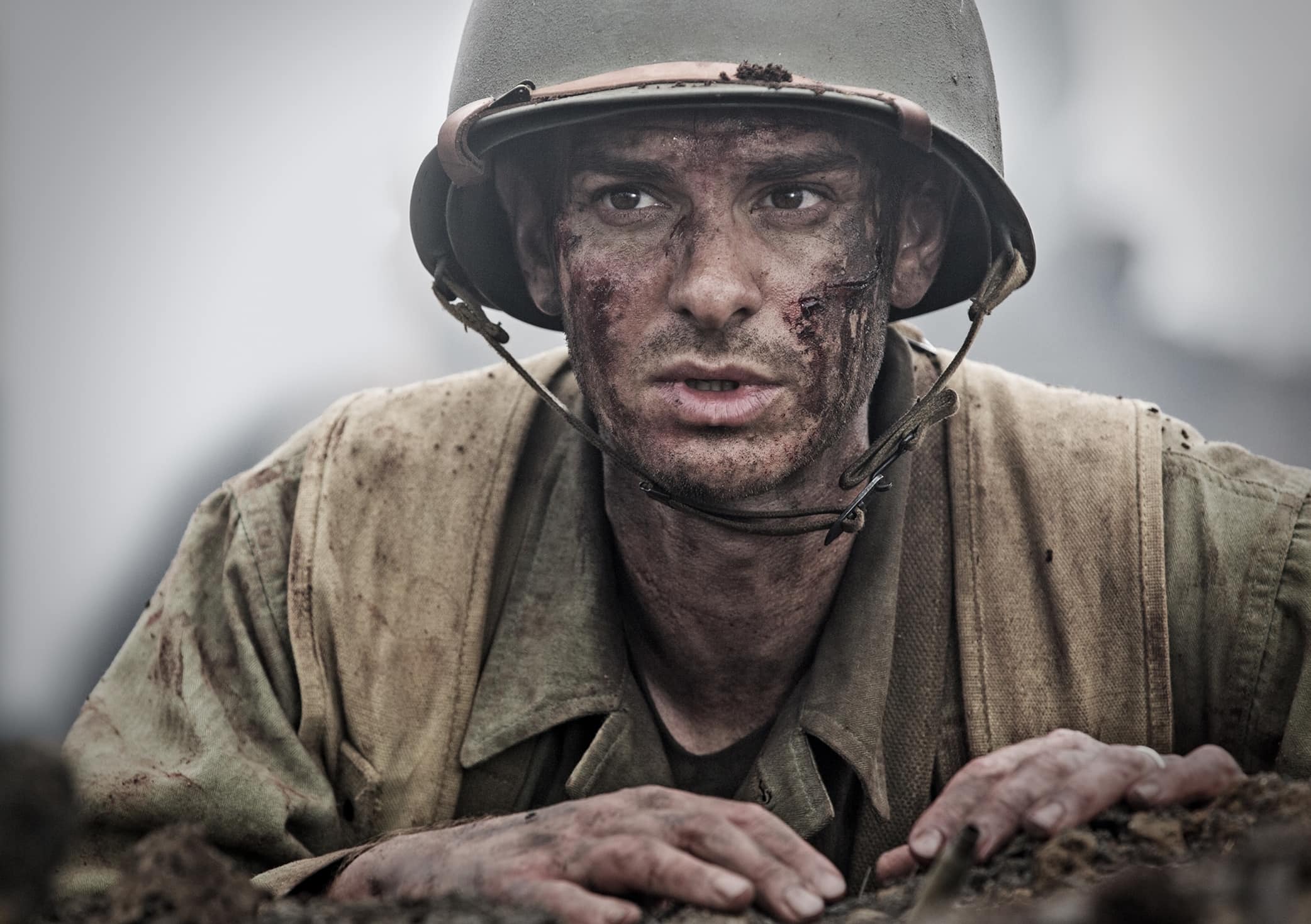 Andrew Garfield was 32 years old when filming the acclaimed historical drama Hacksaw Ridge as Desmond Doss
