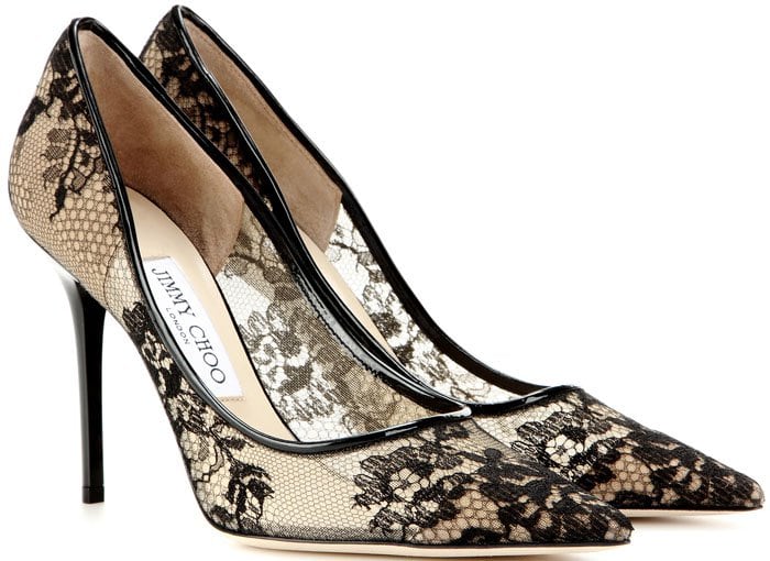 Jimmy Choo 'Abel' Lace Pumps