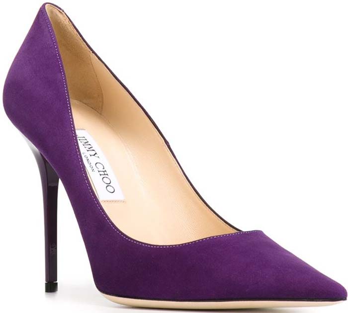 Jimmy Choo Abel Pumps in Violet Suede