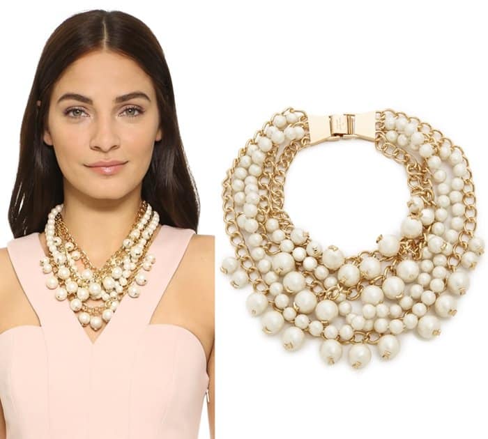 Kate Spade New York Purely Pearky Statement Necklace