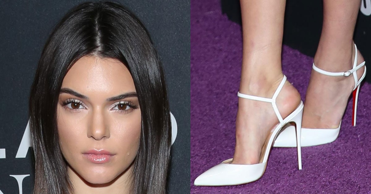 Kendall Jenner Flaunts Legs in Christian Louboutin 'Rivierina' Pumps