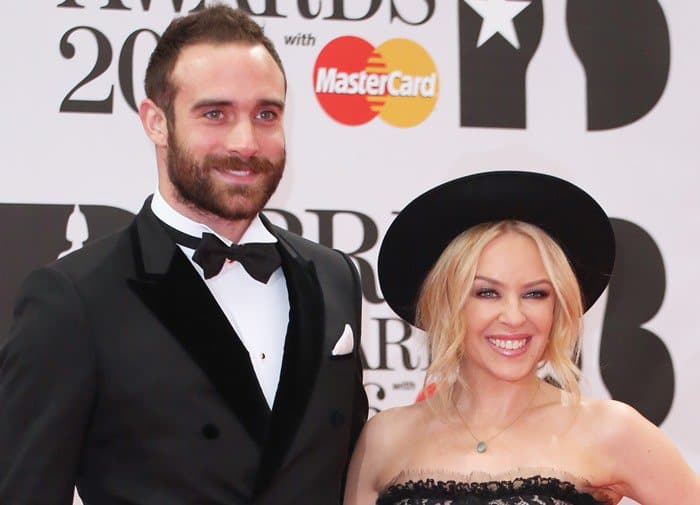 Kylie Minogue and Joshua Sasse started dating after meeting on the set of Galavant