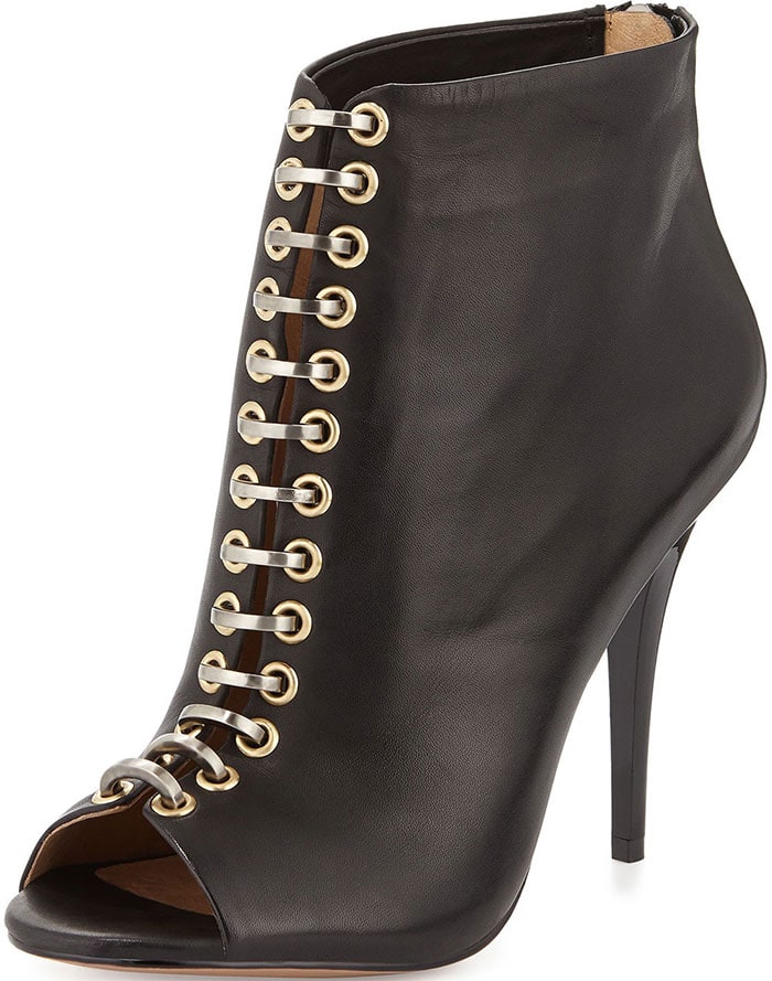 L.A.M.B. Tony Peep-Toe Booties