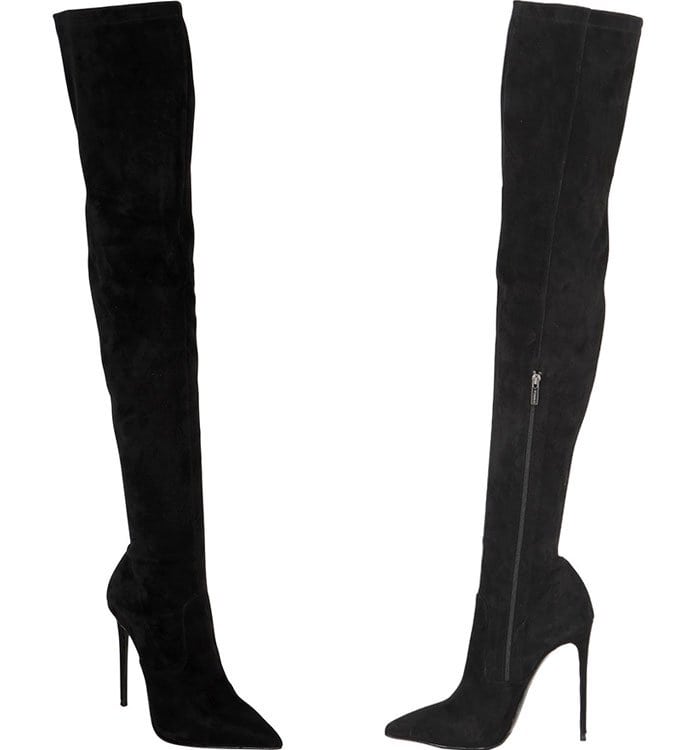 Le Silla Stretch Suede Thigh-High Boots