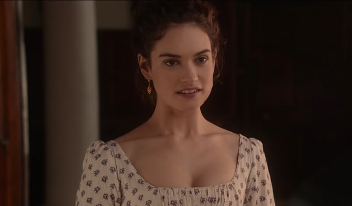 Lily James stars as Elizabeth Bennett in the big-screen adaptation of Seth Grahame-Smith’s best-selling novel Pride and Prejudice and Zombies