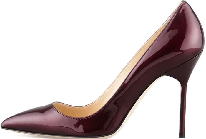 Manolo Blahnik BB Pump Wine