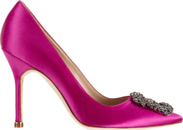 Manolo Blahnik Hangisi Pumps Pink