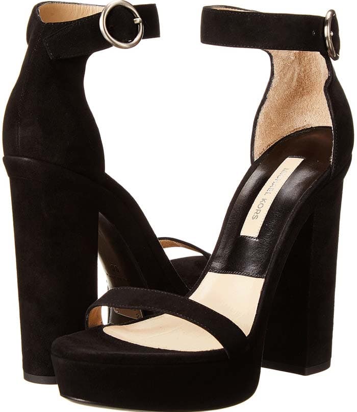 Michael Kors 'Adelina' Platform Suede Heels