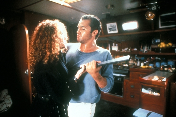 Nicole Kidman and Billy Zane fighting in Dead Calm