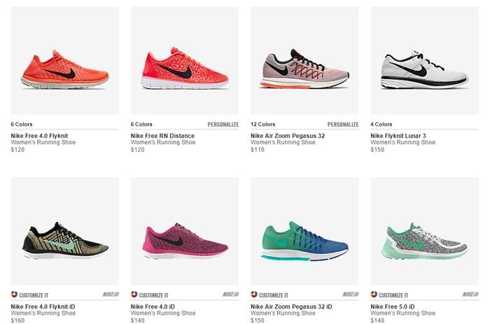 Visit the Nike website to browse the most recent sneakers