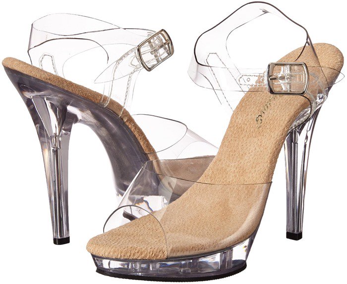 Pleaser "Lip-TC" Platform Sandals