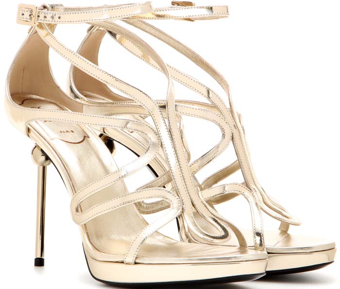 Magnum Look (magnum, look, Tigre Blue Steel Magnum) Gold Roger Vivier