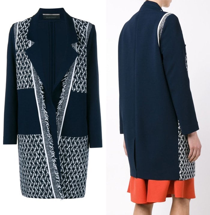 Roland Mouret Tweed Overcoat