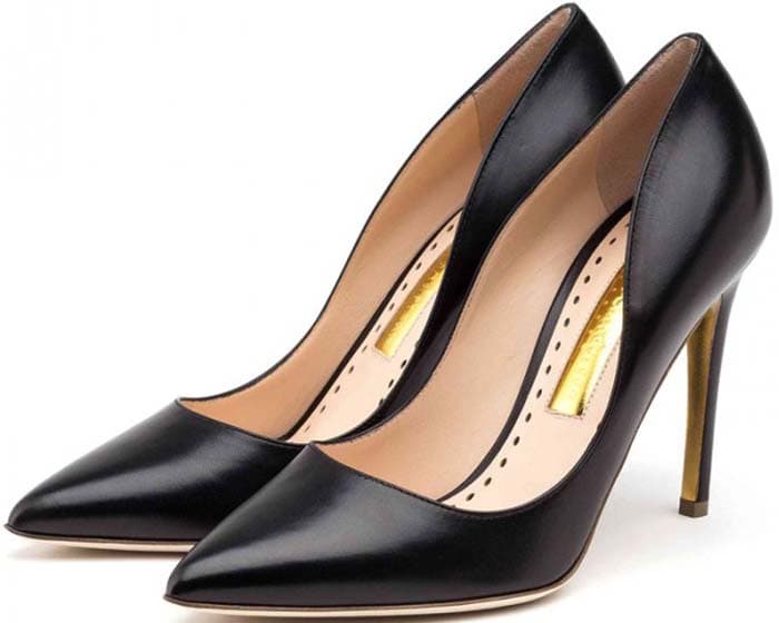 Rupert Sanderson 'Pinka' Leather Pumps