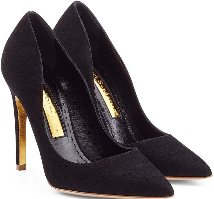 Rupert Sanderson 'Pinka' Suede Pumps