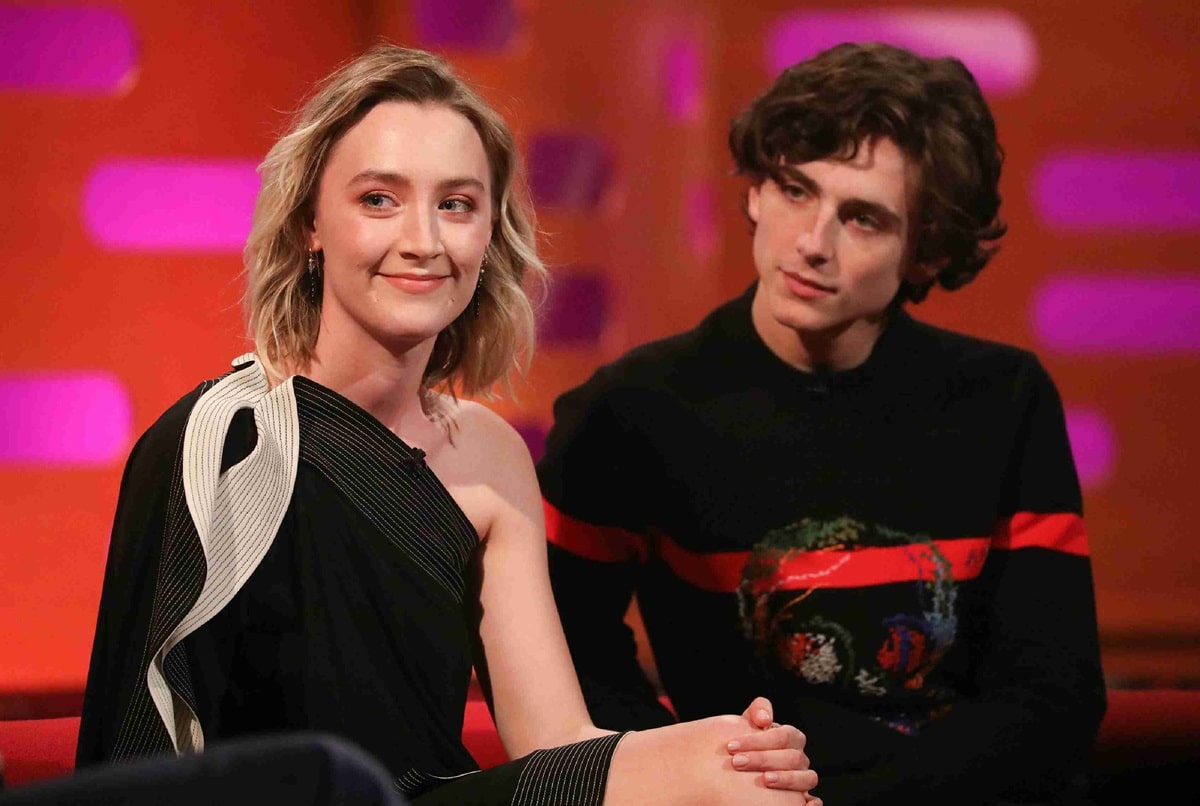 Saoirse Ronan, being over a year older than Timothée Chalamet, holds a slight advantage in their dynamic as a more experienced mentor, despite the two actors being relatively close in age and both mature for their age
