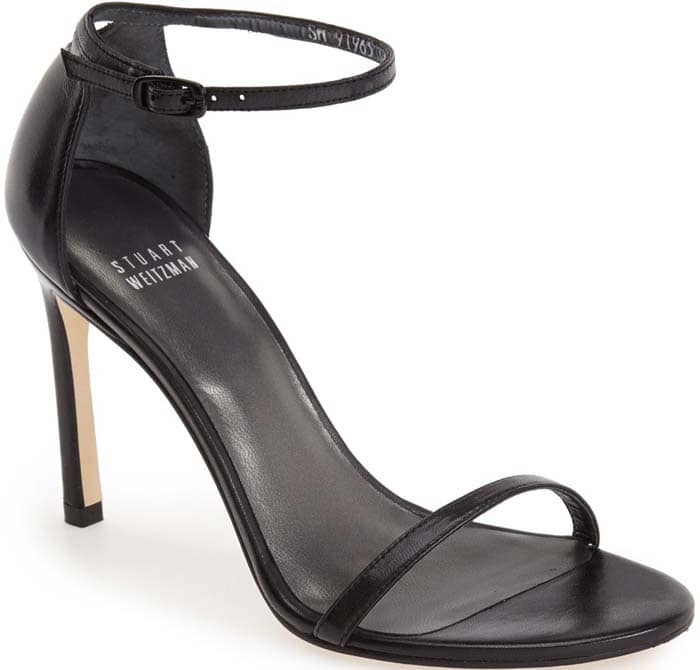 Stuart Weitzman Nudist Sandals Black