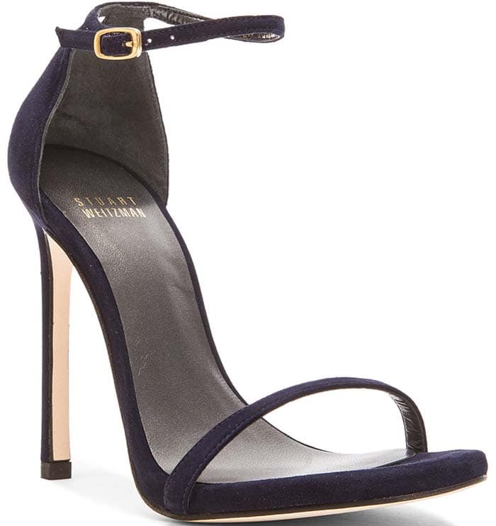 Stuart Weitzman Nudist Suede Blue