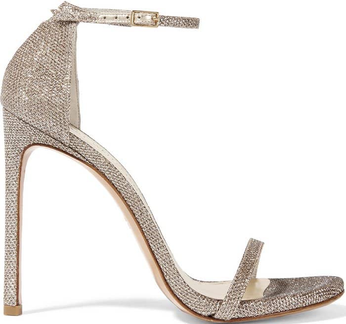 Stuart-Weitzman-Nudist-metallic-mesh-sandals