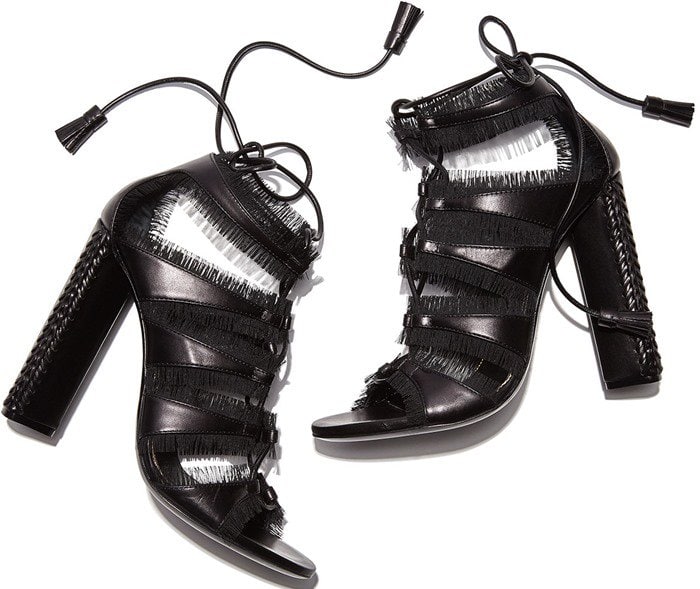 TOM FORD Eyelash-Fringed Sandals