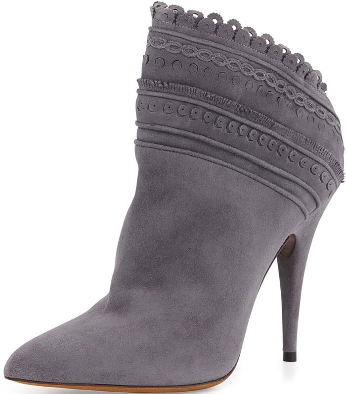 Tabitha Simmons Harmony Ankle Boots Gray