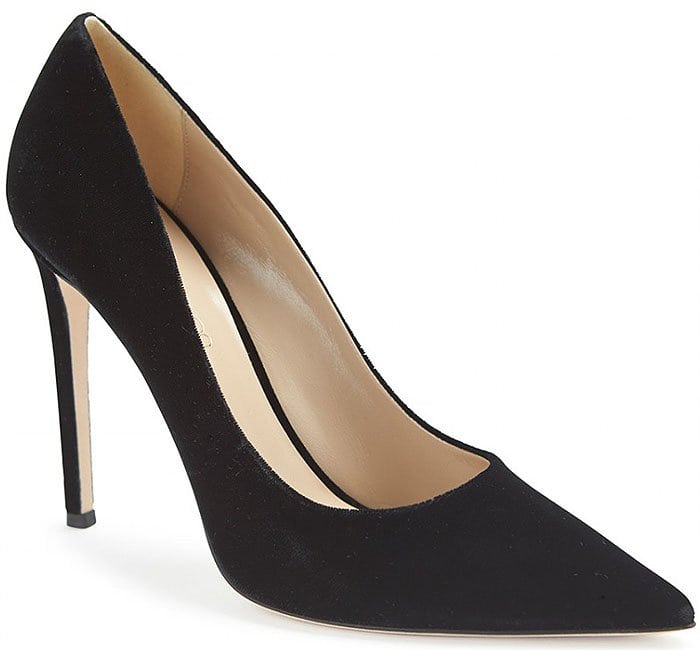 Black Tamara Mellon 'Vertigo' Velvet Pumps