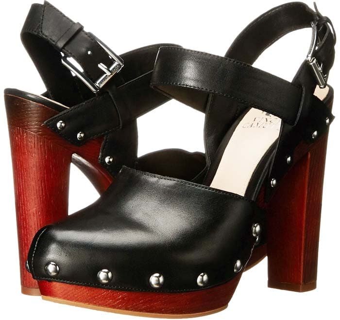 Vince Camuto 'Elric' Studded Platform Heels in Black