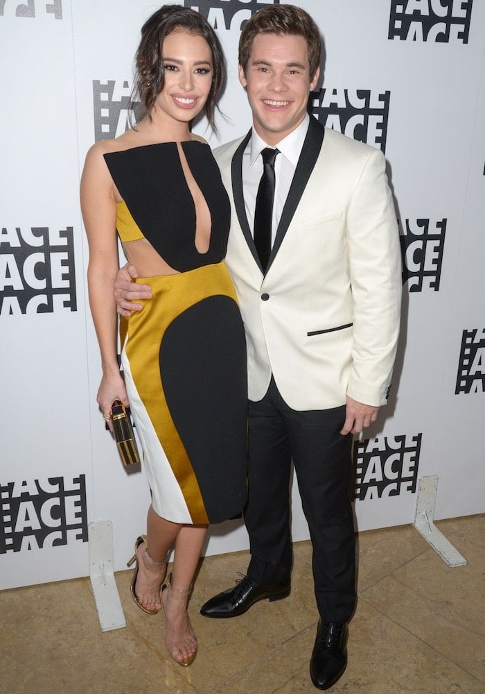 Chloe Bridges was there to support her boyfriend, “Workaholics” star Adam DeVine