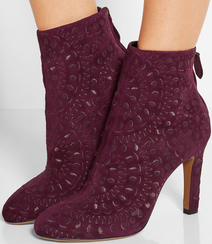 Wear these merlot suede boots with everything from your favorite LBD to jeans