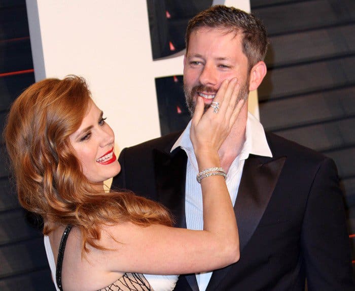 Amy Adams and her husband Darren Le Gallo at the 2016 Vanity Fair Oscar Party