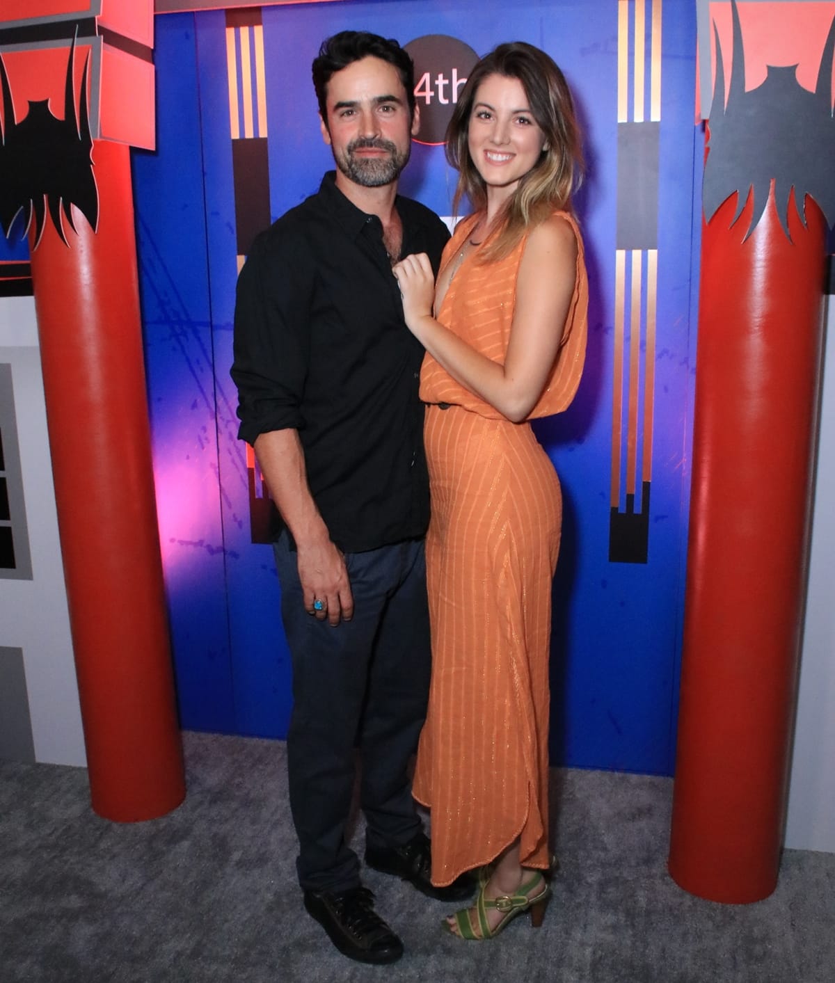 Jesse Bradford and his wife Andrea Watrouse at the opening night of the 14th HollyShorts Film Festival