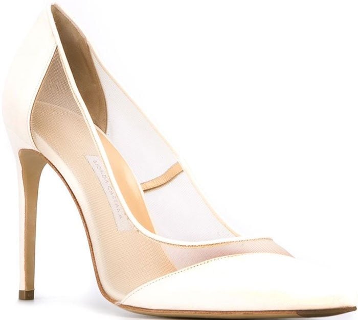 Bionda Castana "Bay" Pumps White Leather