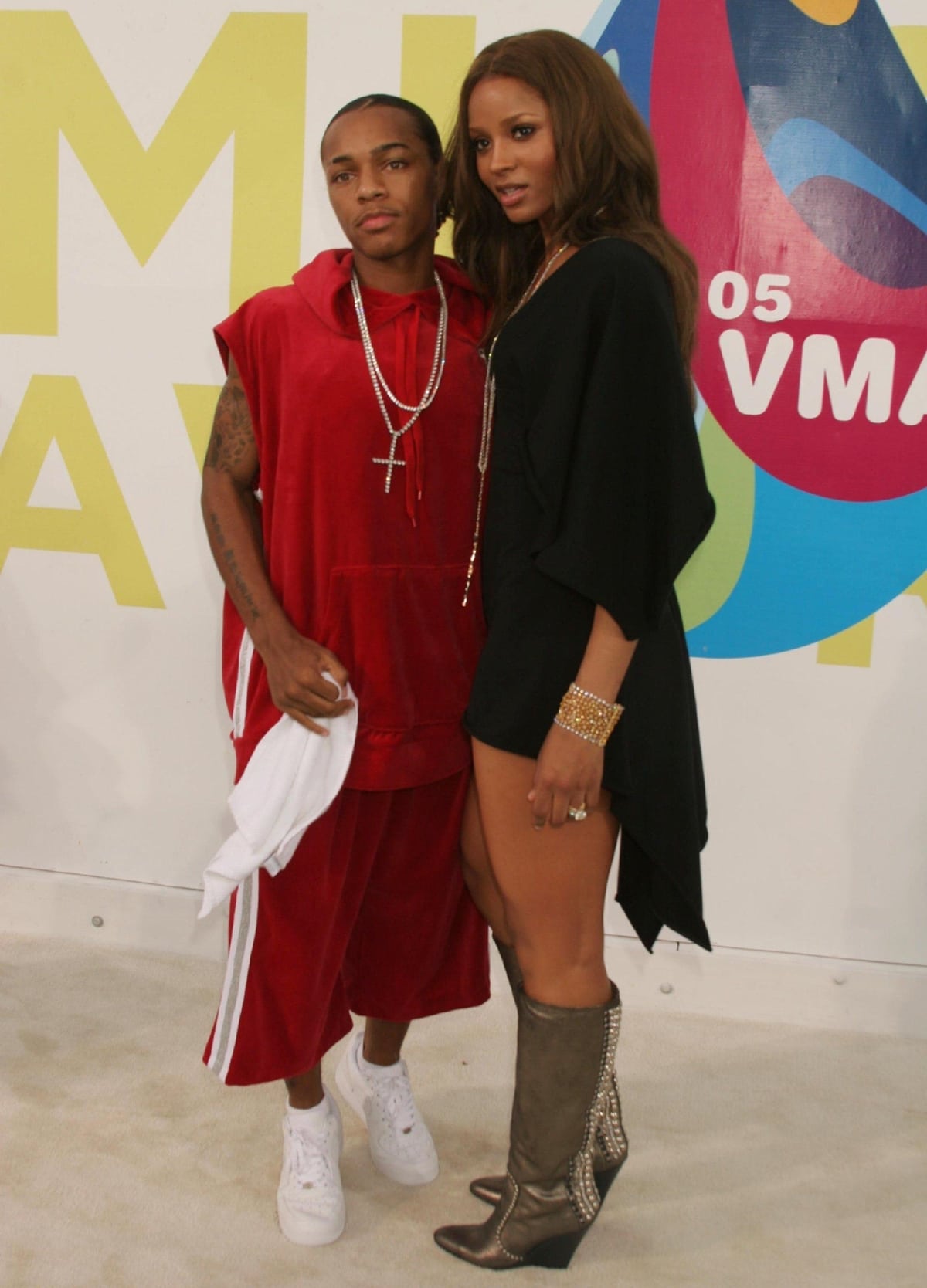 Bow Wow and his girlfriend Ciara at the 2005 MTV Video Music Awards