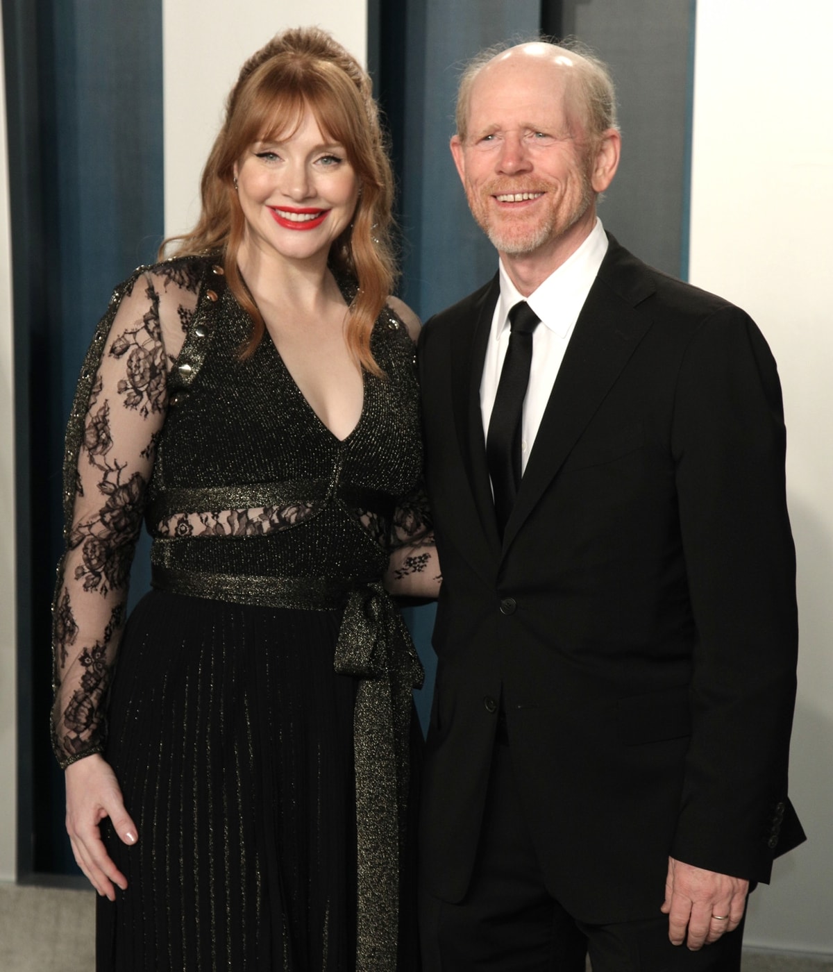 Ron Howard (R) mistook Jessica Chastain for his eldest daughter Bryce Dallas Howard (L)