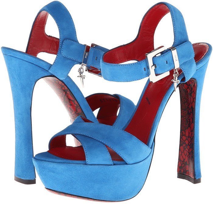 Blue Cesare Paciotti Heels