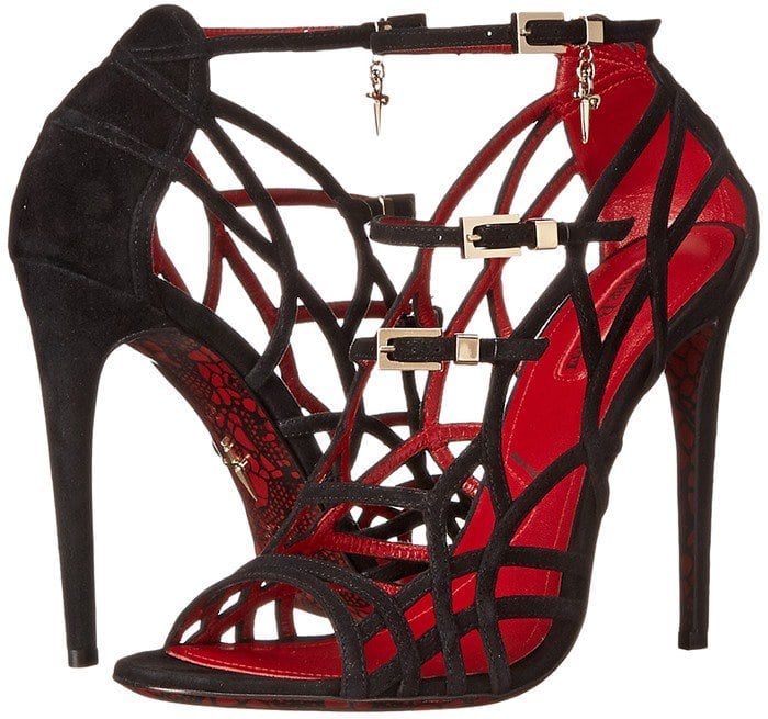 Cesare Paciotti Strappy Buckle Heeled Sandal