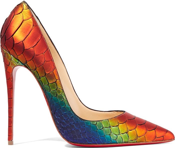 Christian Louboutin So Kate Pumps Multicolored Python