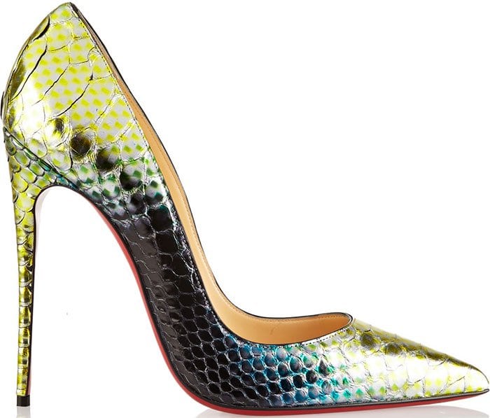 Christian Louboutin So Kate Pumps Python